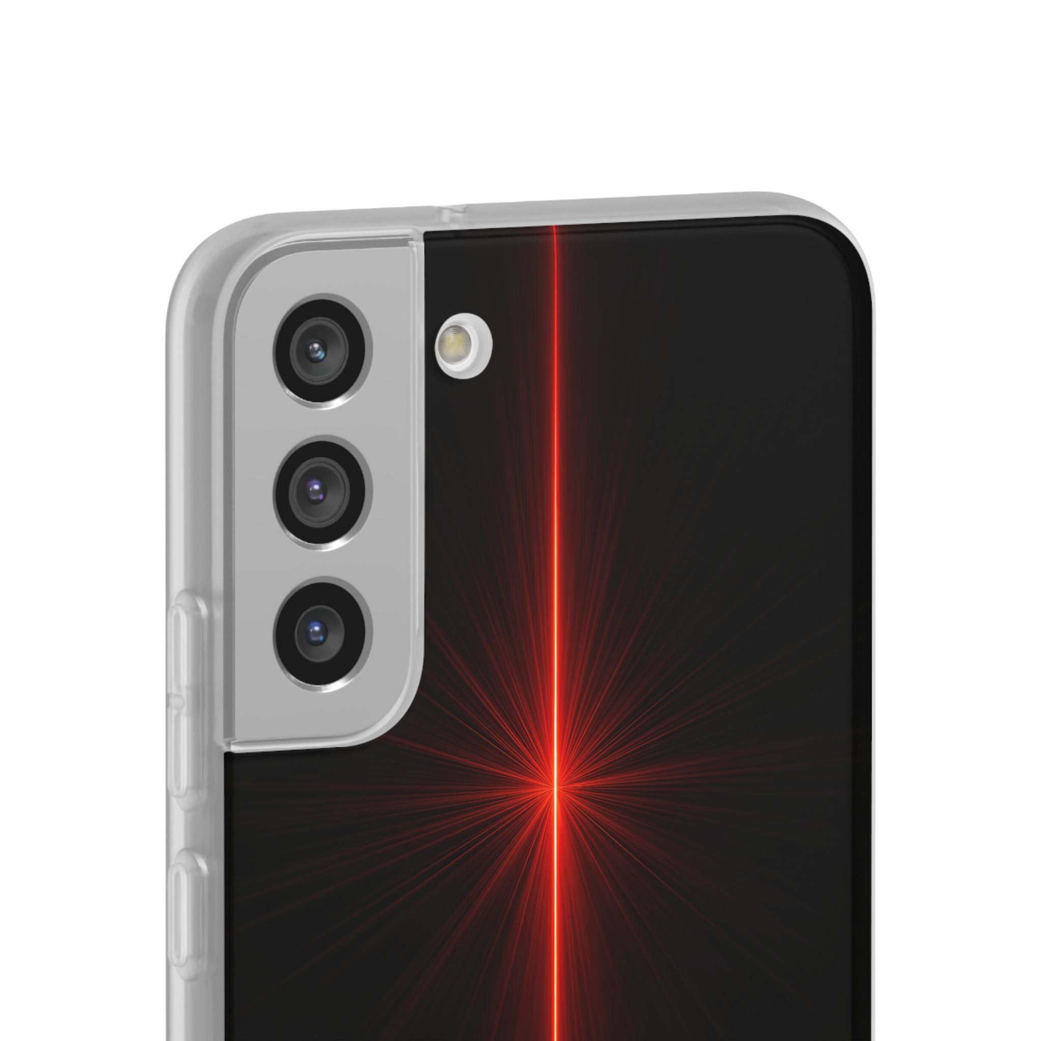 Red Lite Phone Case for Samsung - Crimson Flare Vector