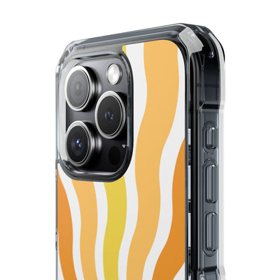 Amber Solar Waves · Impact Phone Case for iPhone · Magsafe