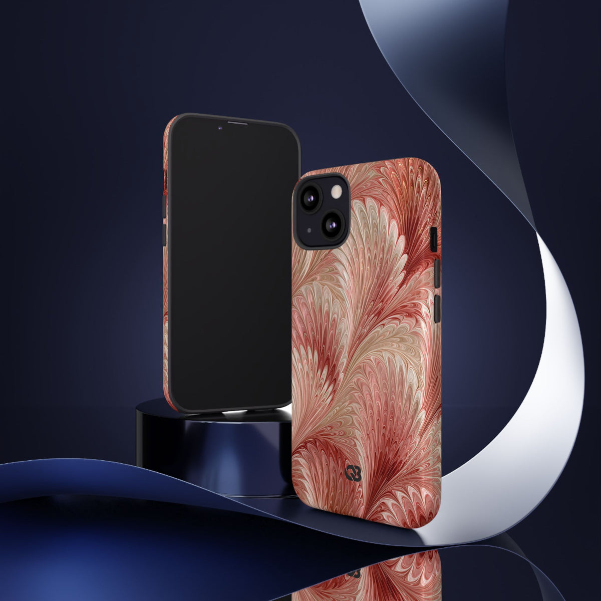 Blush Petal Plume · Tough Phone Case for iPhone · Pink