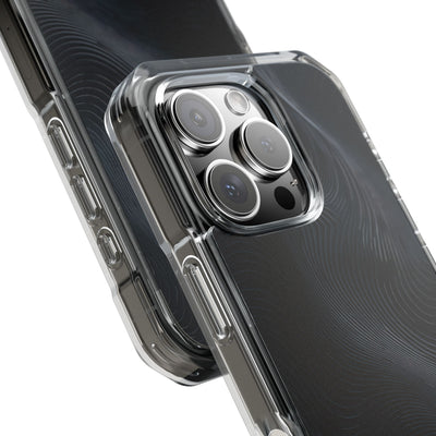 Black Impact MagSafe Phone Case for iPhone - Obsidian Ridge Flux