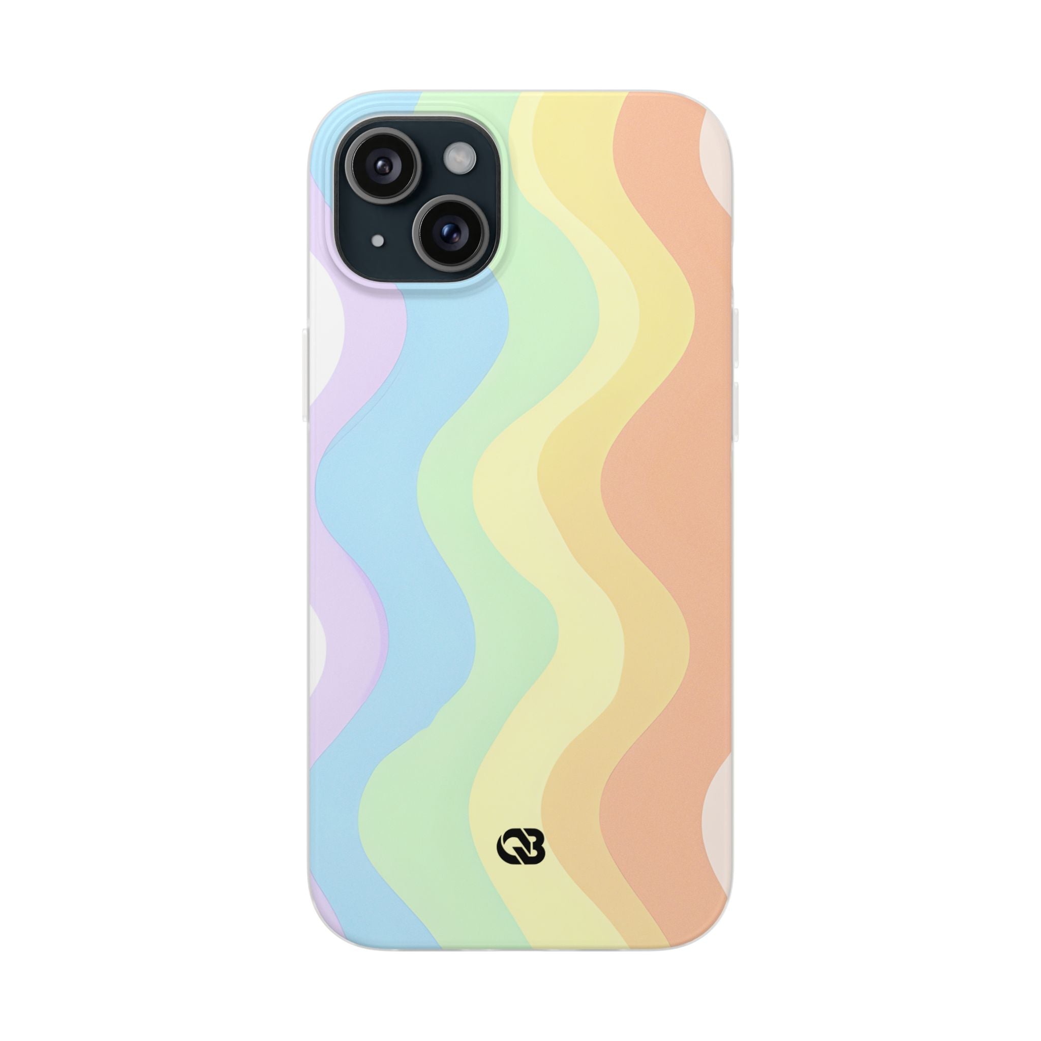Pastel Ripple Flow · Soft Phone Case for iPhone