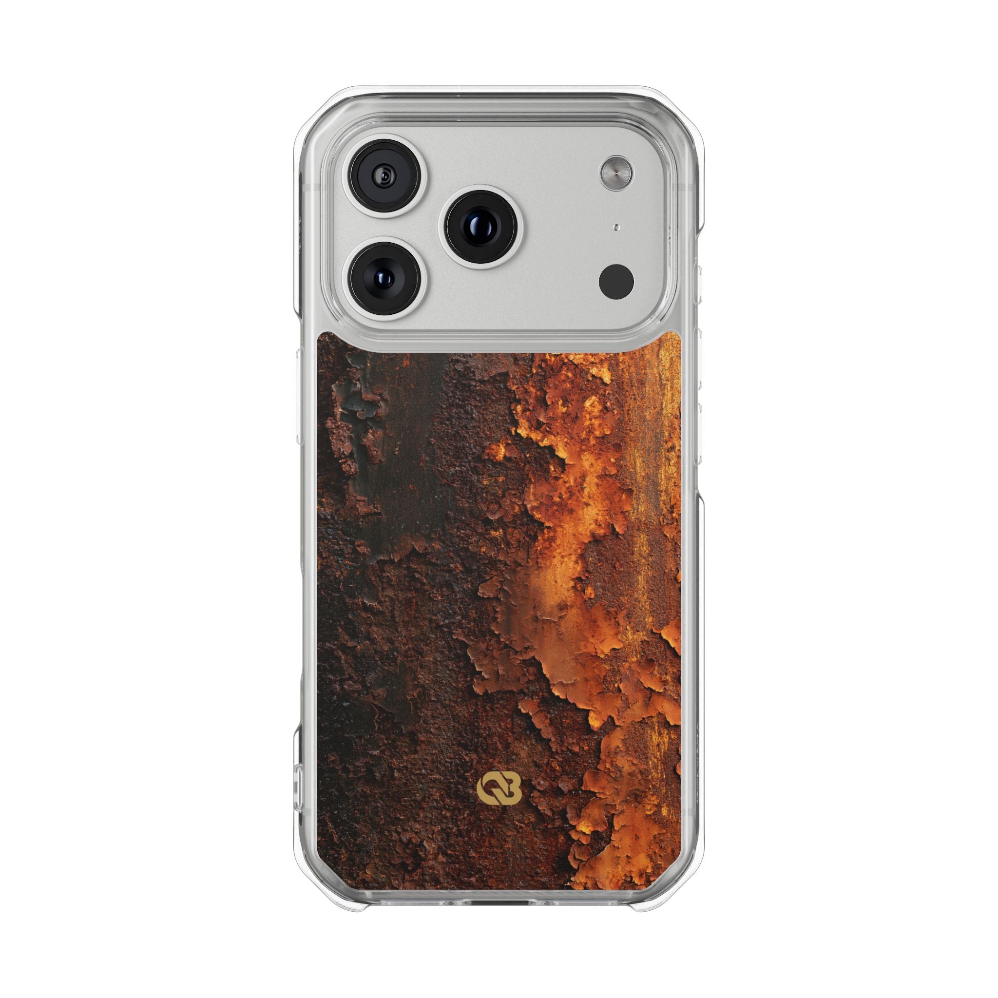 Orange Impact MagSafe Phone Case for iPhone - Oxidized Iron Crust