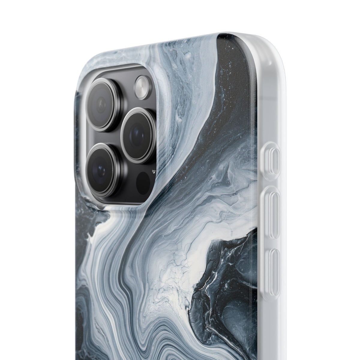Suminagashi Ink Flow · Lite Phone Case for iPhone ·  Grey