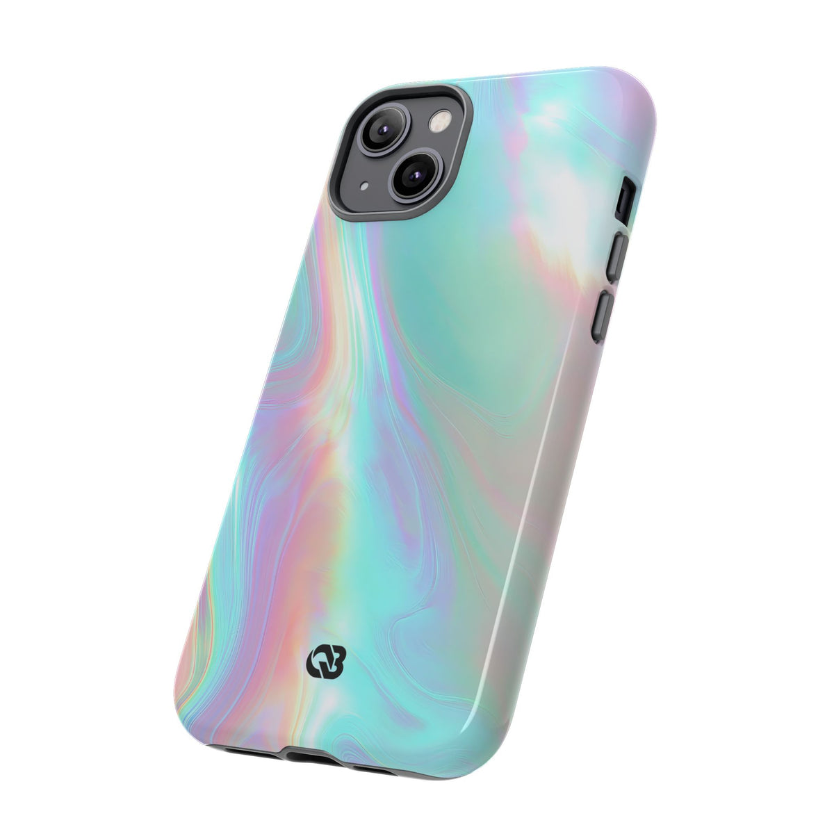 Prismatic Liquid Light · Tough Phone Case for iPhone · Teal