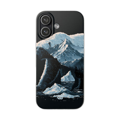 Nordic Arctic Bear · Lite Phone Case for iPhone ·  Black