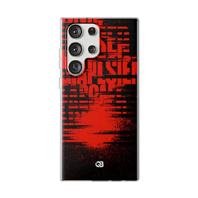 Crimson Redaction · Lite Phone Case for Samsung · Black