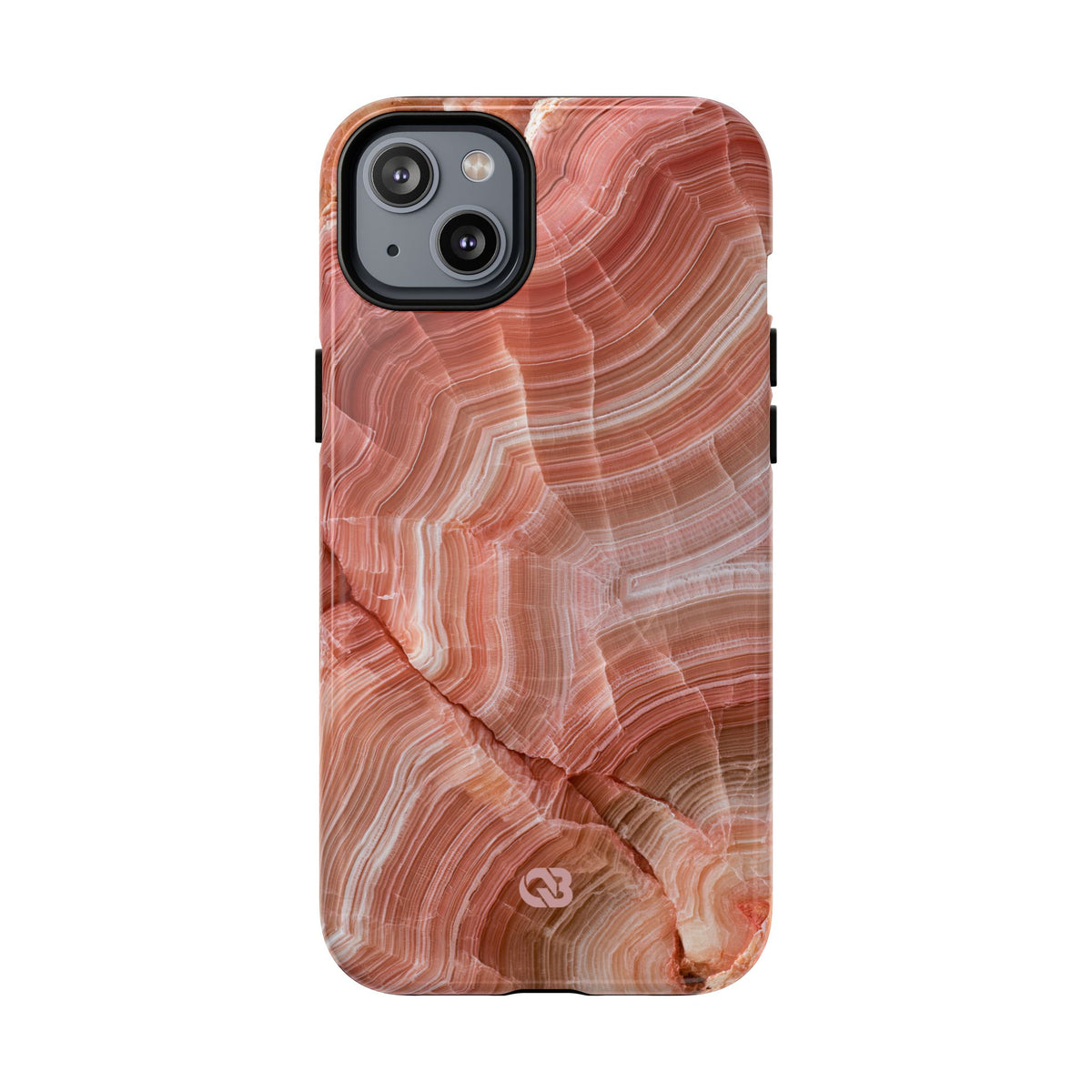 Blushing Rose Strata · Tough 2.0 Magnetic Phone Case for iPhone · Pink