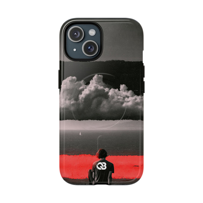 Crimson Horizon · Tough 2.0 Magnetic Phone Case for iPhone · Black