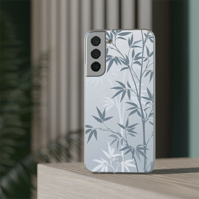 Blue Lite Phone Case for Samsung - Slate Bamboo Shadow