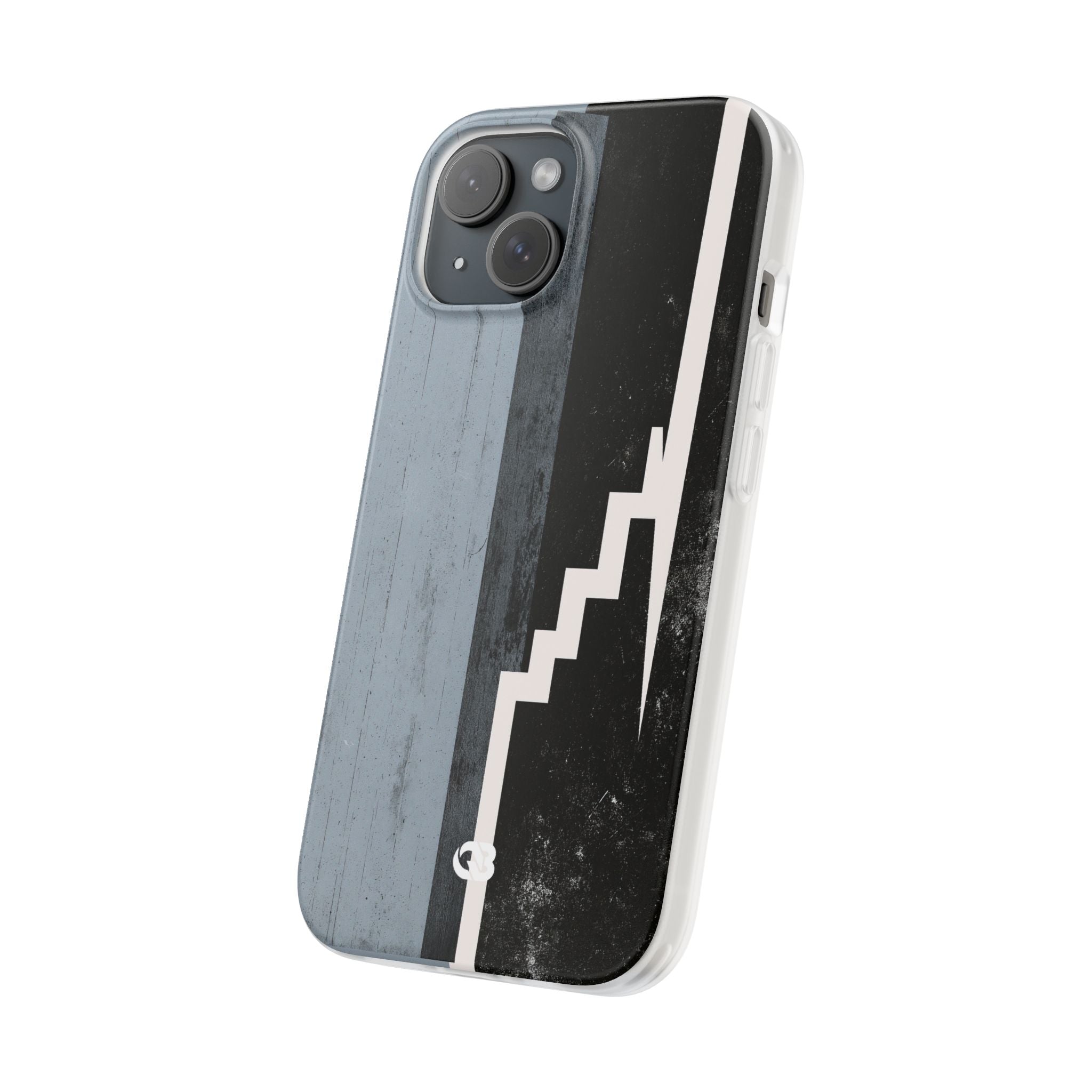 Grey Lite Phone Case for iPhone - Industrial Concrete Void