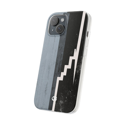 Grey Lite Phone Case for iPhone - Industrial Concrete Void