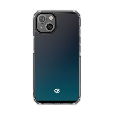 Abyssal Midnight · Clear Impact Magnetic Phone Case for iPhone · Blue