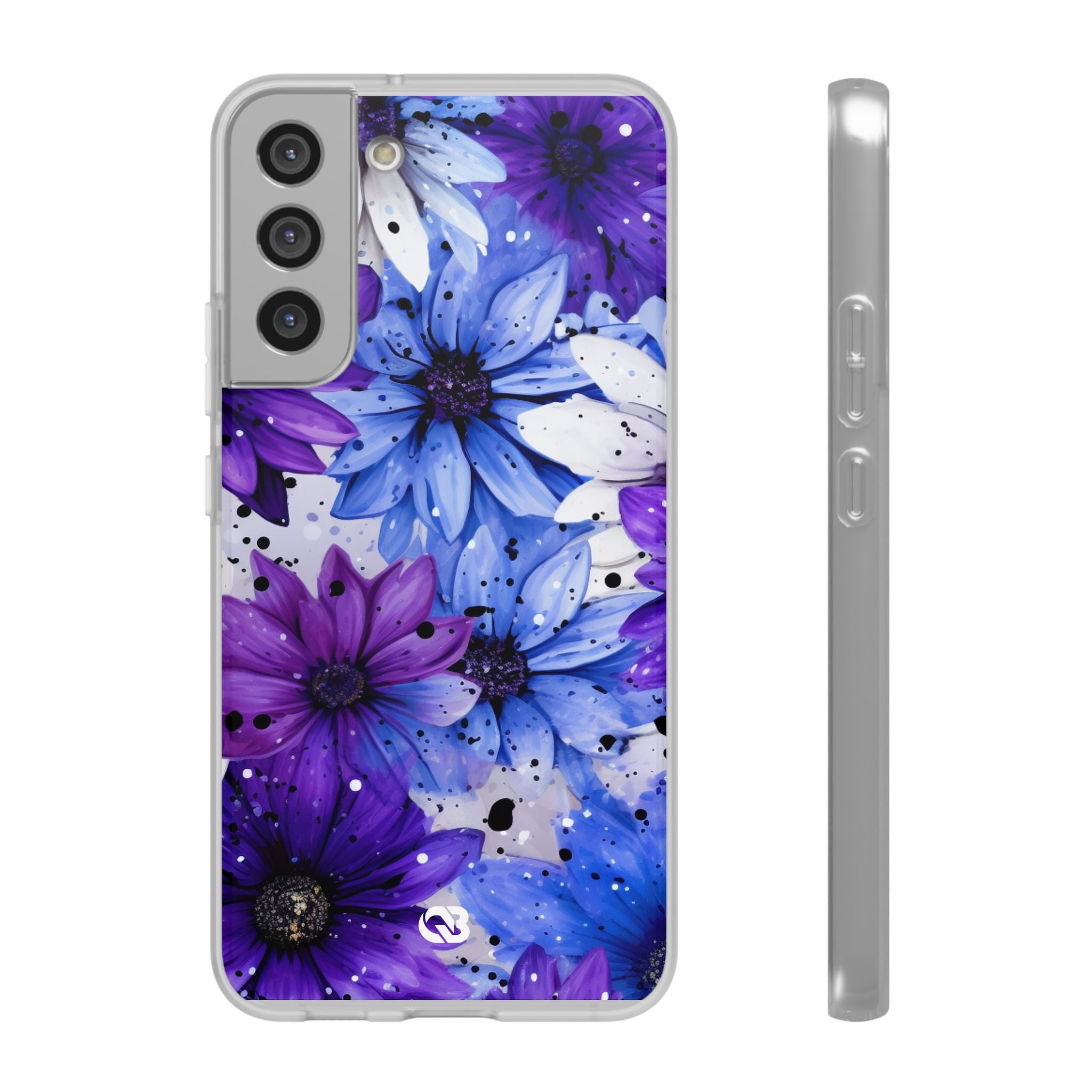 Ink Splatter Blooms · Soft Phone Case for Samsung