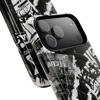 Underground Punk Collage · Tough 2.0 Magnetic Phone Case for iPhone · Black