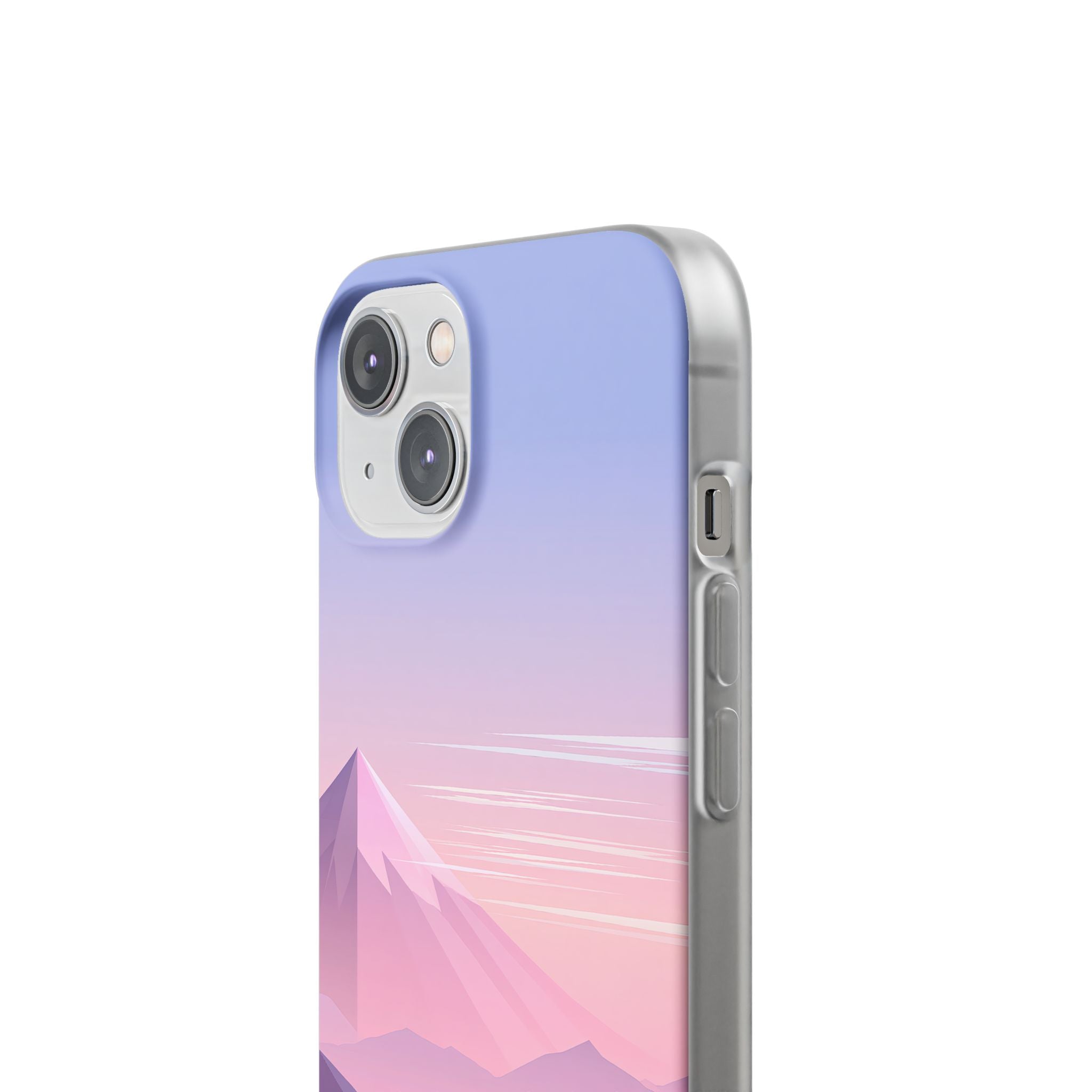 Purple Lite Phone Case for iPhone - Lavender Alpine Dawn