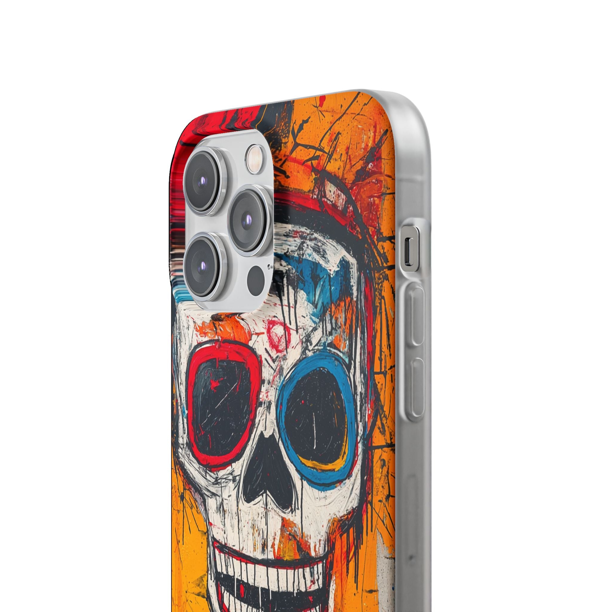 Vivid Graffiti Skull · Soft Custodia per iPhone