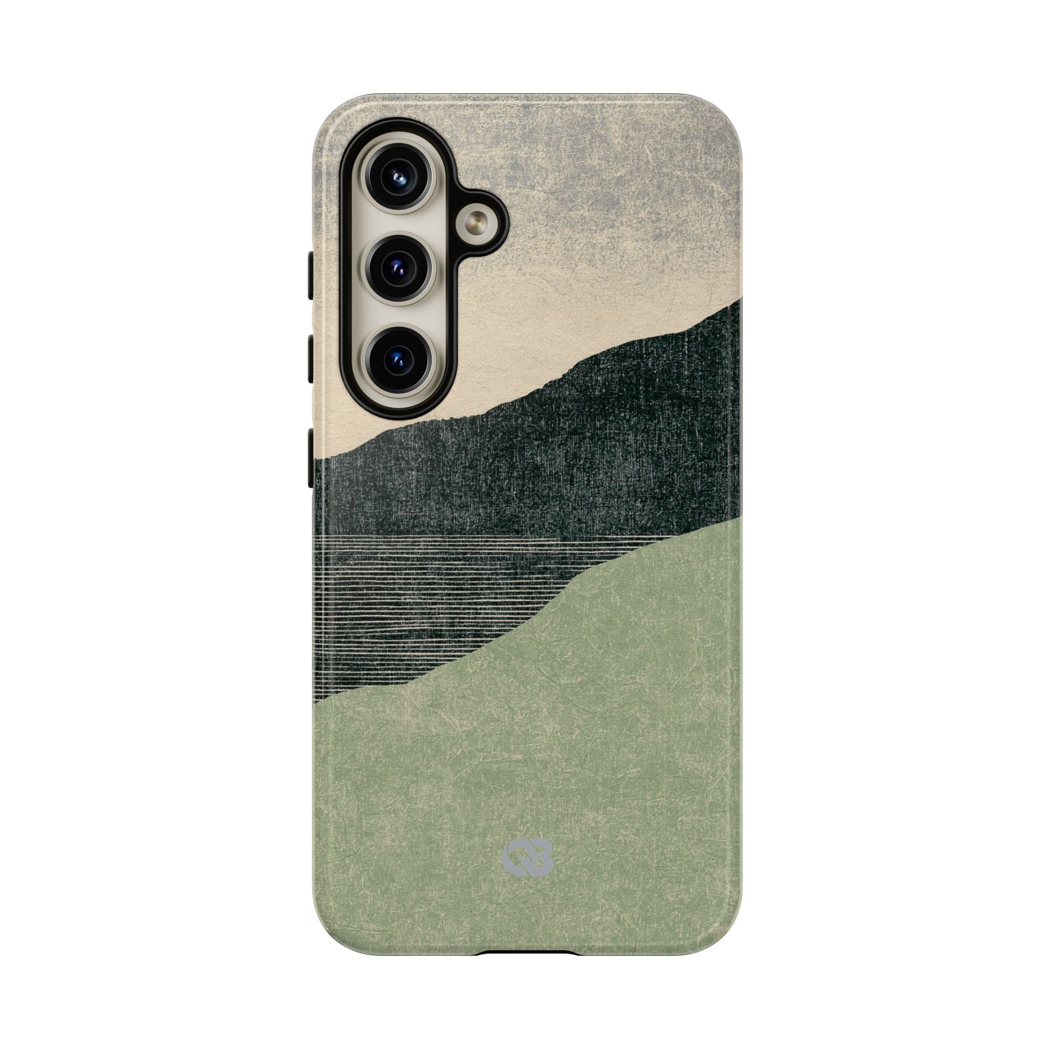 Green Tough Phone Case for Samsung - Moss Ridge Grain