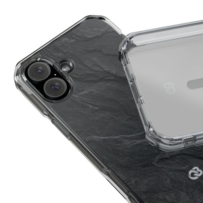 Black Impact MagSafe Phone Case for iPhone - Midnight Slate Ridge