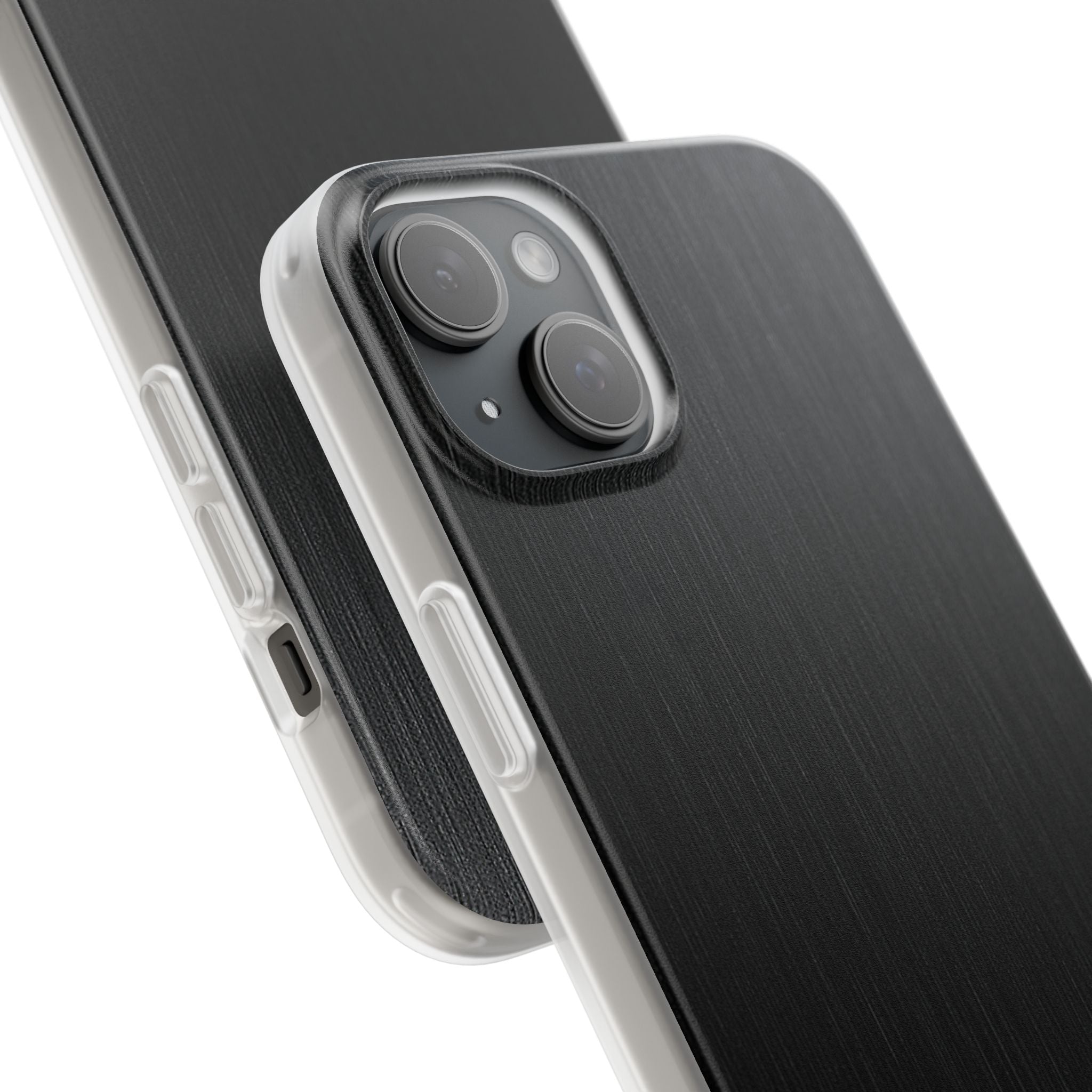 Black Lite Phone Case for iPhone - Brushed Obsidian Slate