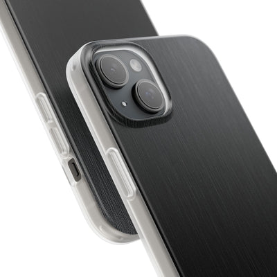 Black Lite Phone Case for iPhone - Brushed Obsidian Slate