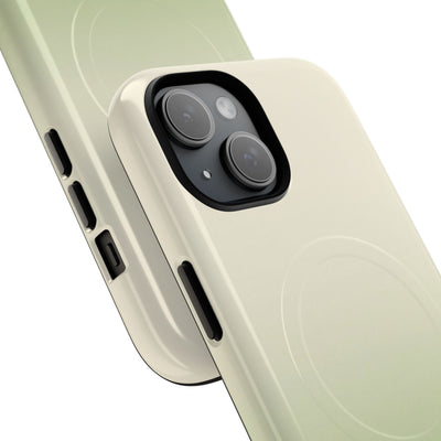 Green Tough 2.0 Magsafe Phone Case for iPhone - Bone Sage Fade