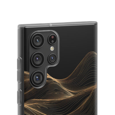 Black Lite Phone Case for Samsung - Copper Topo Ridge