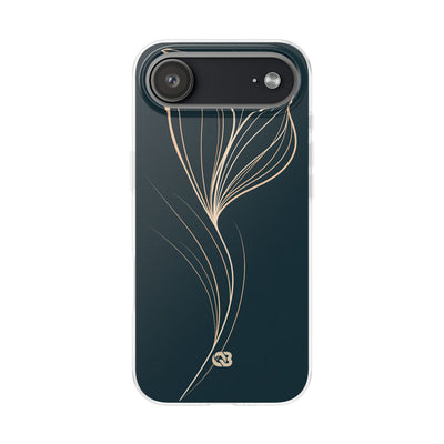 Teal Lite Phone Case for iPhone - Sandstone Silk Flora