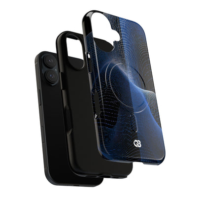 Blue Tough 2.0 Magsafe Phone Case for iPhone - Electric Blue Flux
