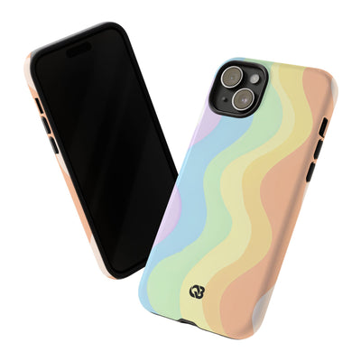 Pastel Ripple Flow · Tough Case na iPhone