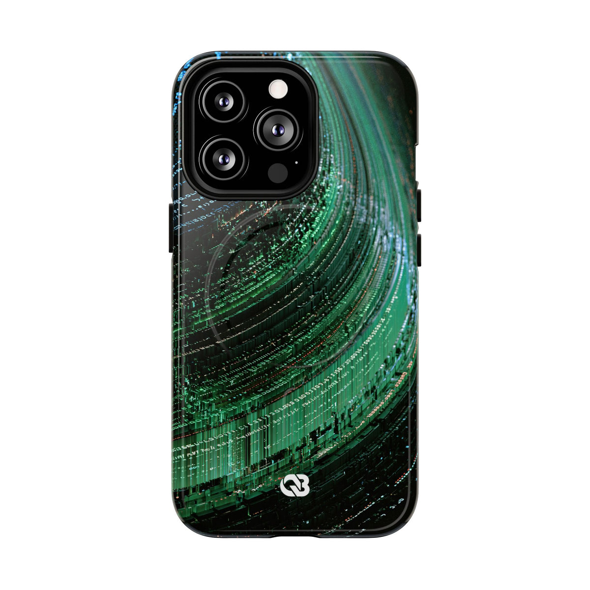 Orbital Data Stream · Tough 2.0 Magnetic Phone Case for iPhone · Green