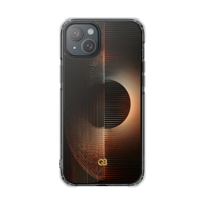 Amber Meridian · Clear Impact Magnetic Phone Case for iPhone · Black