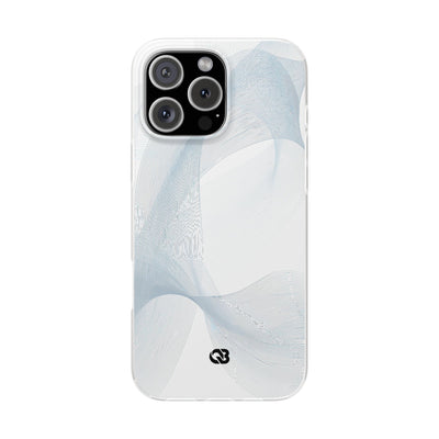 White Lite Phone Case for iPhone - Arctic Line Current