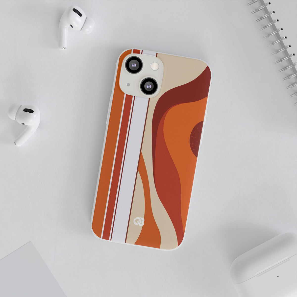 Terracotta Strata · Lite Phone Case for iPhone ·  Orange