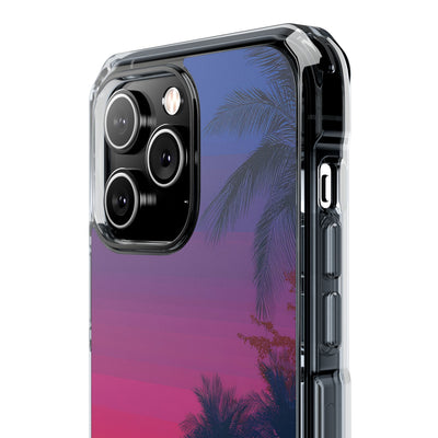 Neon Horizon Palms · Impact Phone Case for iPhone · Magsafe