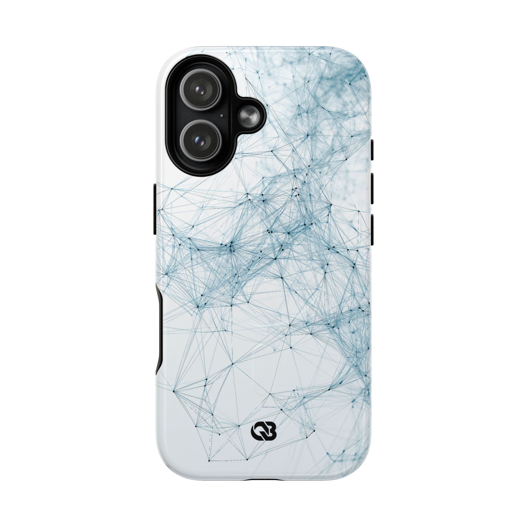 Blue Tough 2.0 Magsafe Phone Case for iPhone - Glacial Neural Web