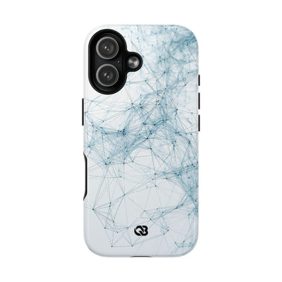 Blue Tough 2.0 Magsafe Phone Case for iPhone - Glacial Neural Web