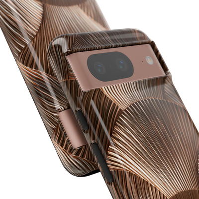 Rose Gilded Fan · Tough Phone Case for Pixel ·  Gold