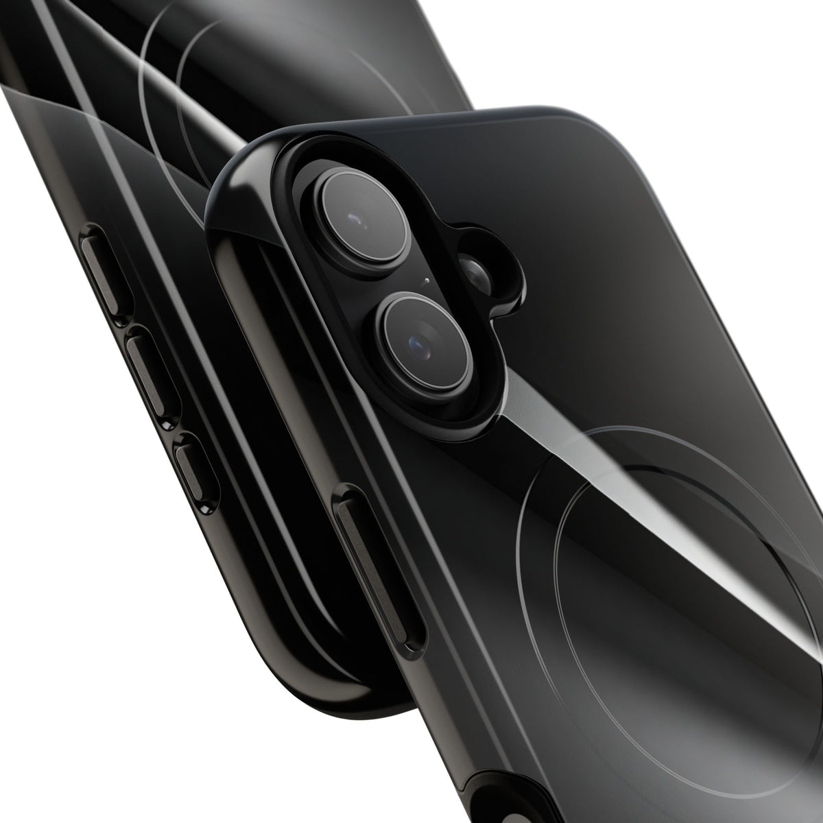 Obsidian Ridge · Tough 2.0 Magnetic Phone Case for iPhone · Black