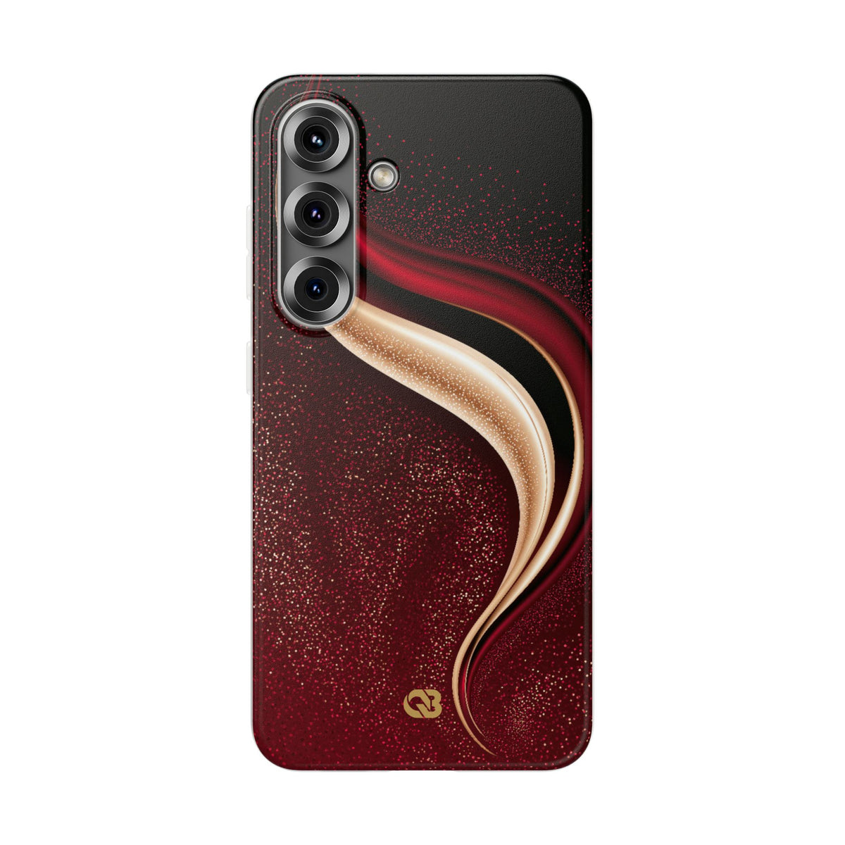 Gilded Crimson Flow · Lite Phone Case for Samsung · Red