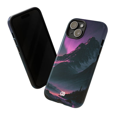Arctic Aurora Summit · Tough Phone Case for iPhone · Black