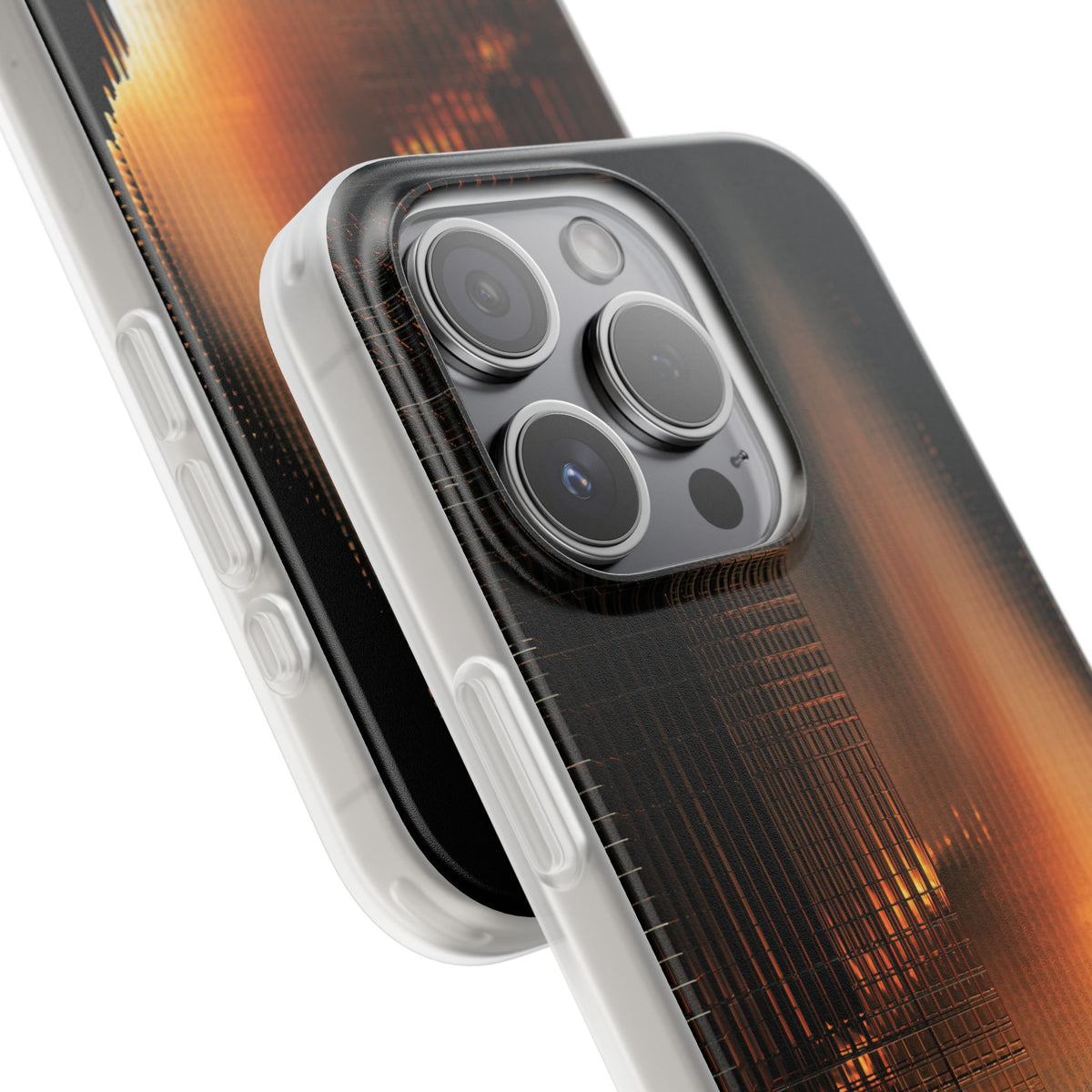 Luminous Grid · Lite Phone Case for iPhone ·  Black