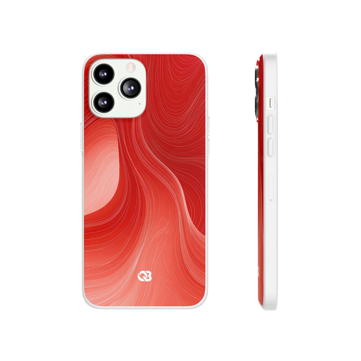 Crimson Dunes · Lite Phone Case for iPhone ·  Red