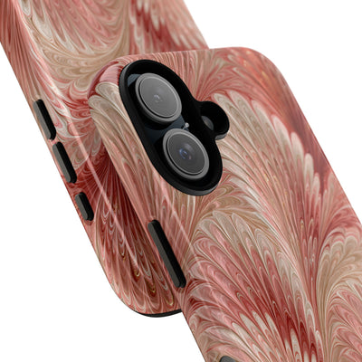 Blush Petal Plume · Tough Phone Case for iPhone · Pink