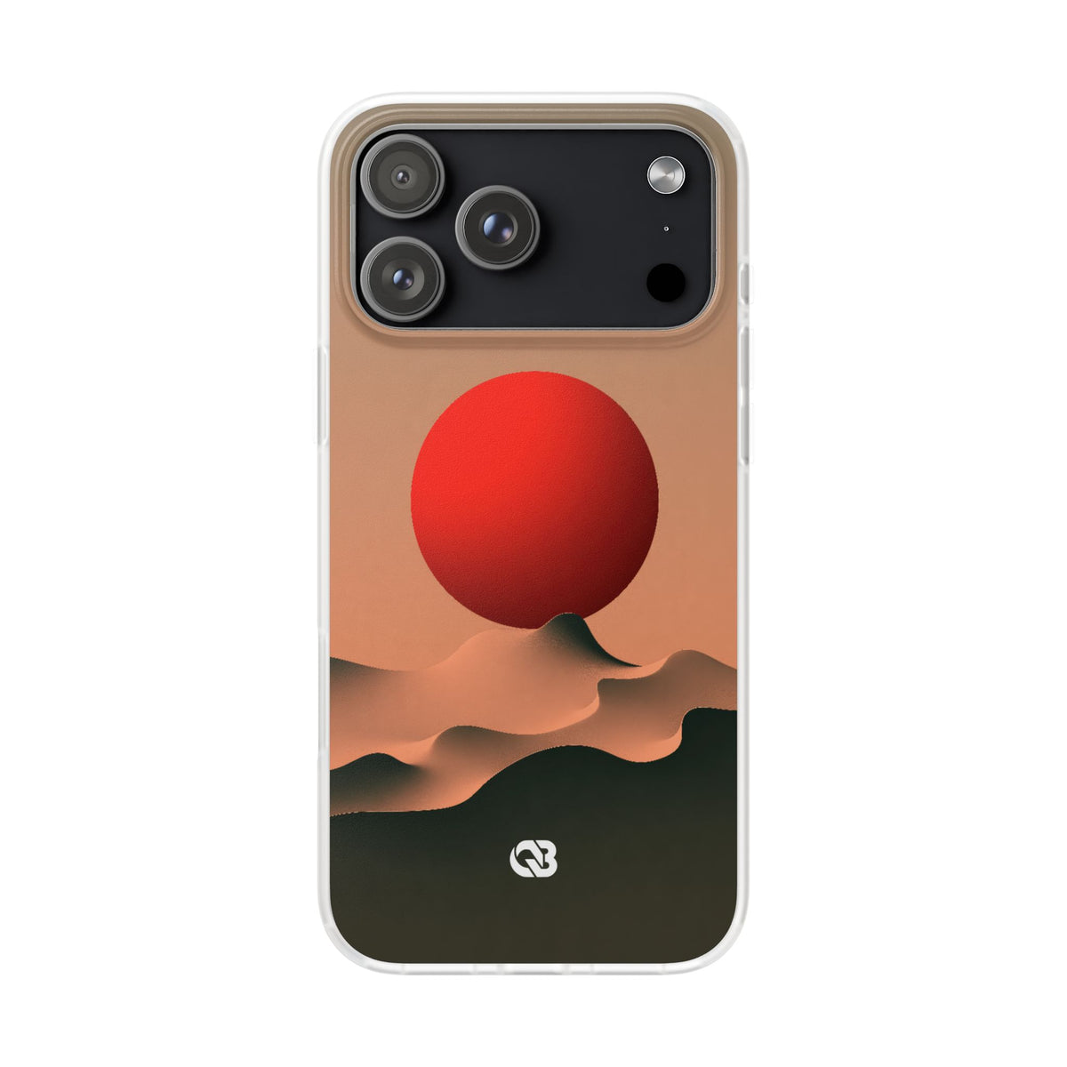 Crimson Sol Ridge · Lite Phone Case for iPhone ·  Red