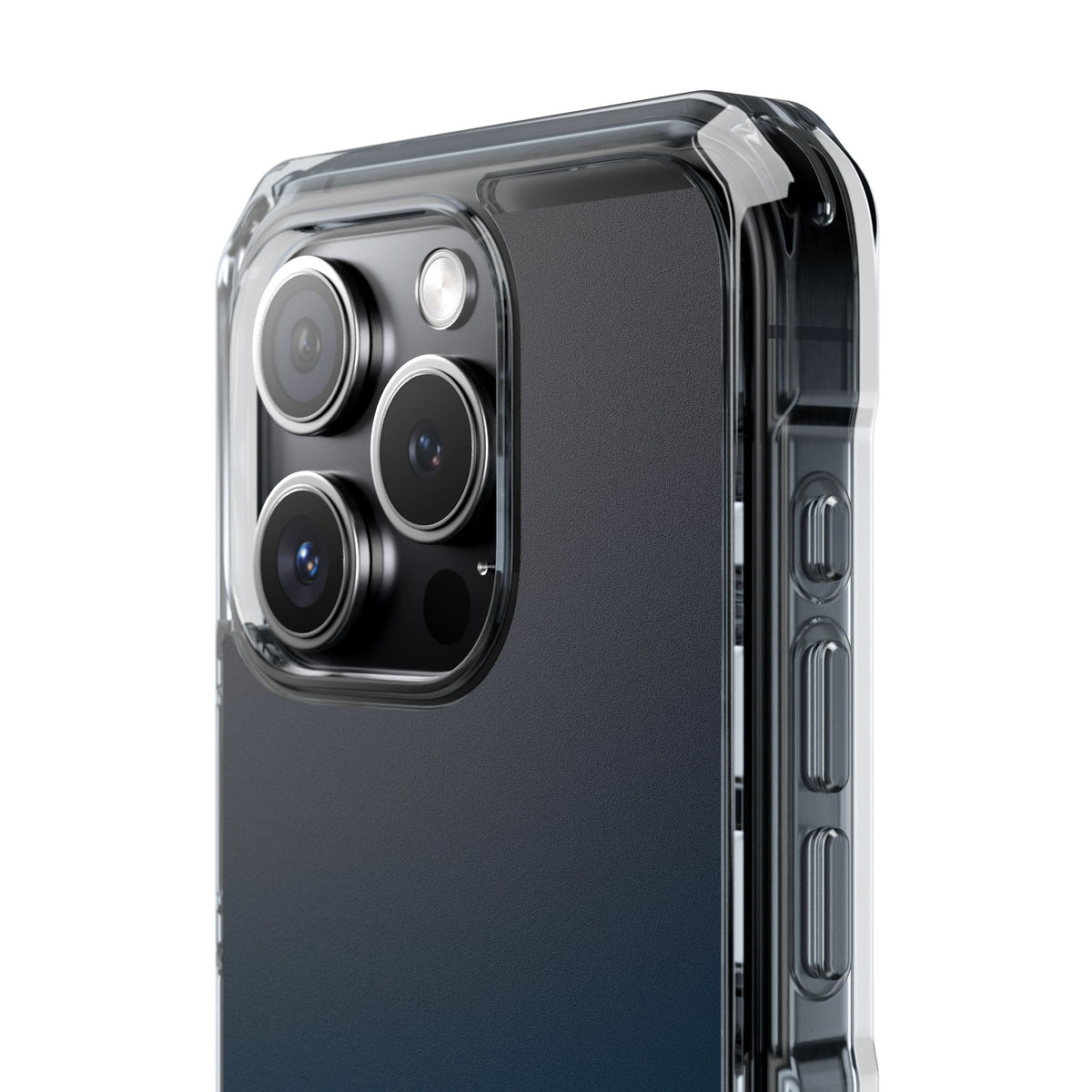 Abyssal Midnight · Clear Impact Magnetic Phone Case for iPhone · Blue