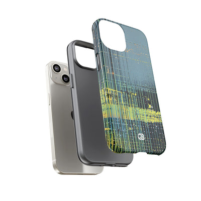 Acid Raster Circuit · Tough Phone Case for iPhone · Teal