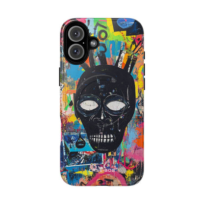 Skull Vortex iPhone 16 Plus Case - Tough+ - CASE•BOB