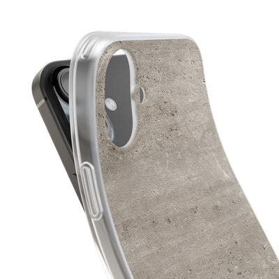 Grey Lite Phone Case for iPhone - Brutalist Stone Grit