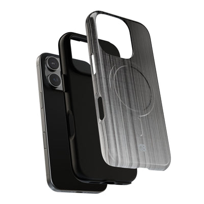 Grey Tough 2.0 Magsafe Phone Case for iPhone - Static Vertical Dither