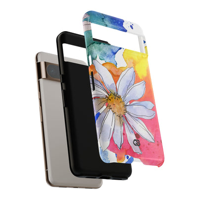 Vivid Bloom Splatter · Tough Phone Case for Google Pixel